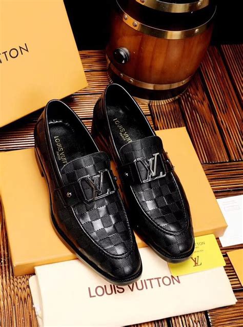 lv shoes men formal|louis vuitton men's black shoes.